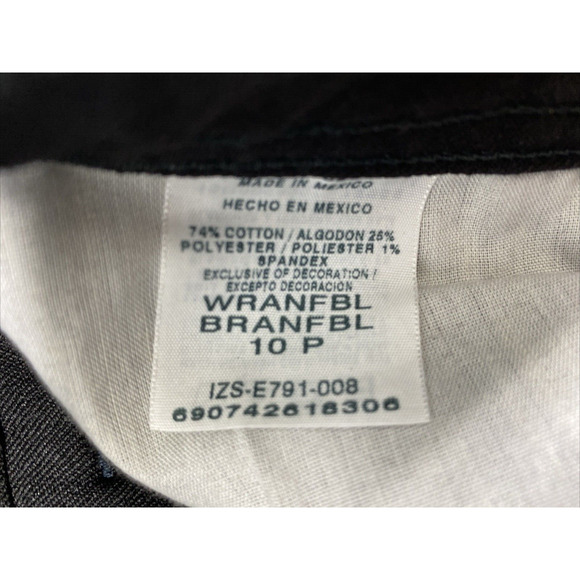 Wrangler‎ Jeans Womens Size 10 P Black Denim Boot Cowgirl - Picture 4 of 10